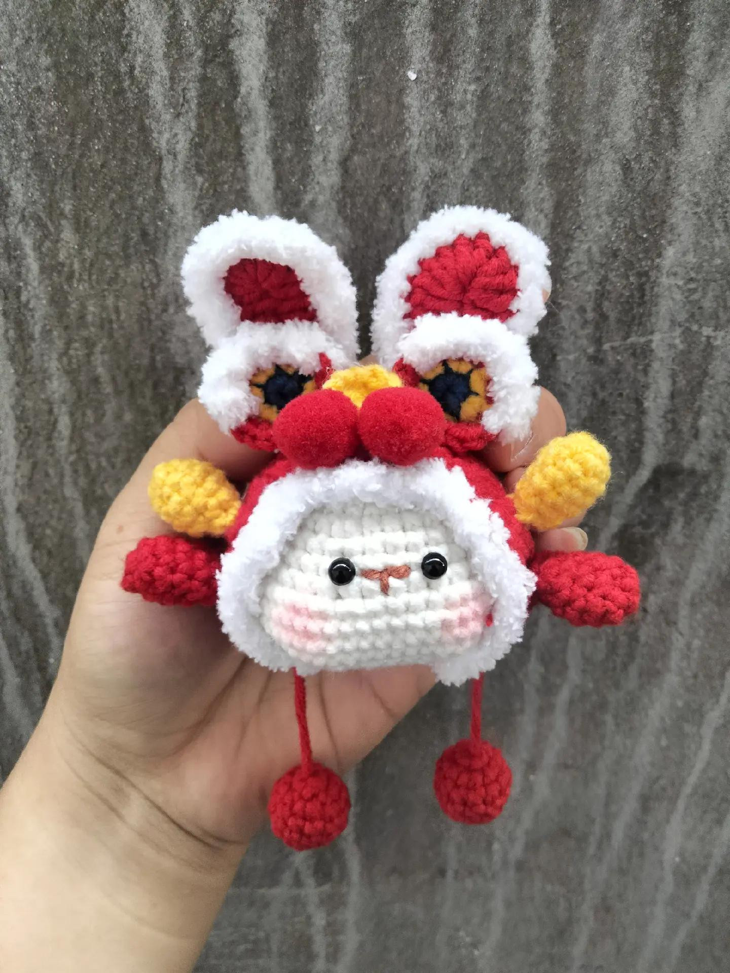 Hướng dẫn móc len thú nhồi bông hình thỏ dễ thương