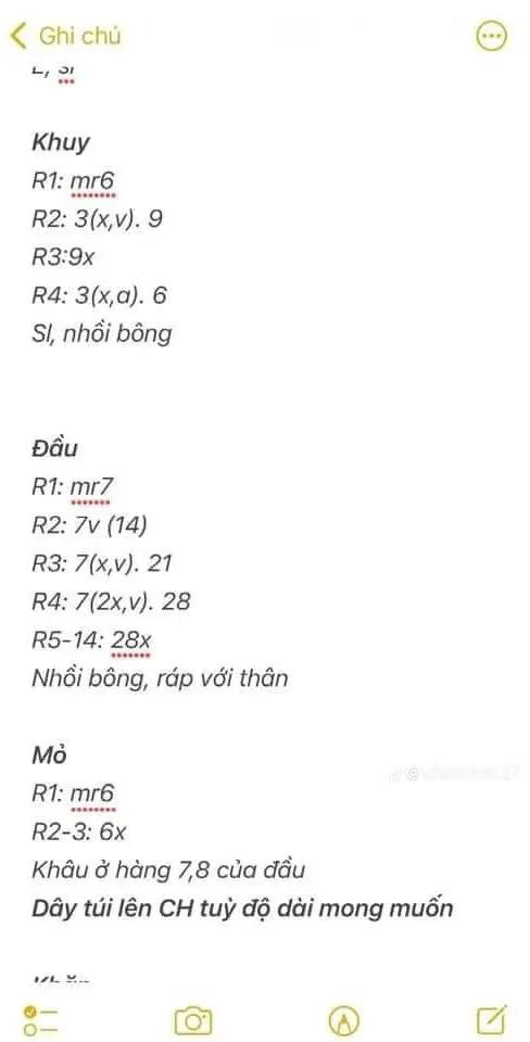 Hướng dẫn móc túi chim bồ câu chi tiết cho người mới bắt đầu