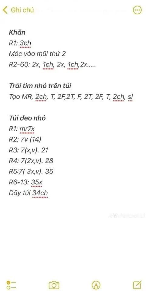 Hướng dẫn móc túi chim bồ câu chi tiết cho người mới bắt đầu