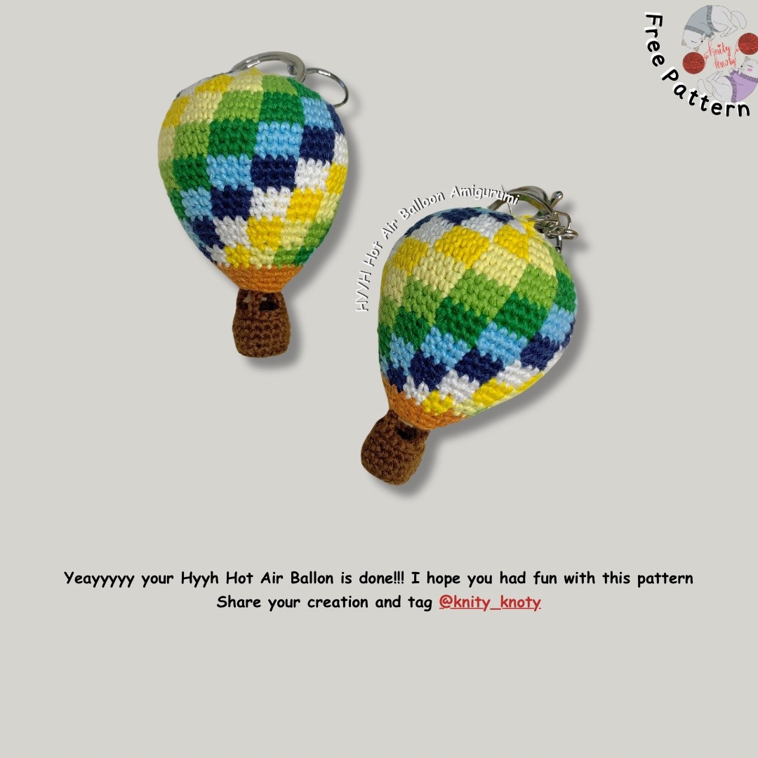 HYYH Hot Air Balloon Amigurumi Pattern