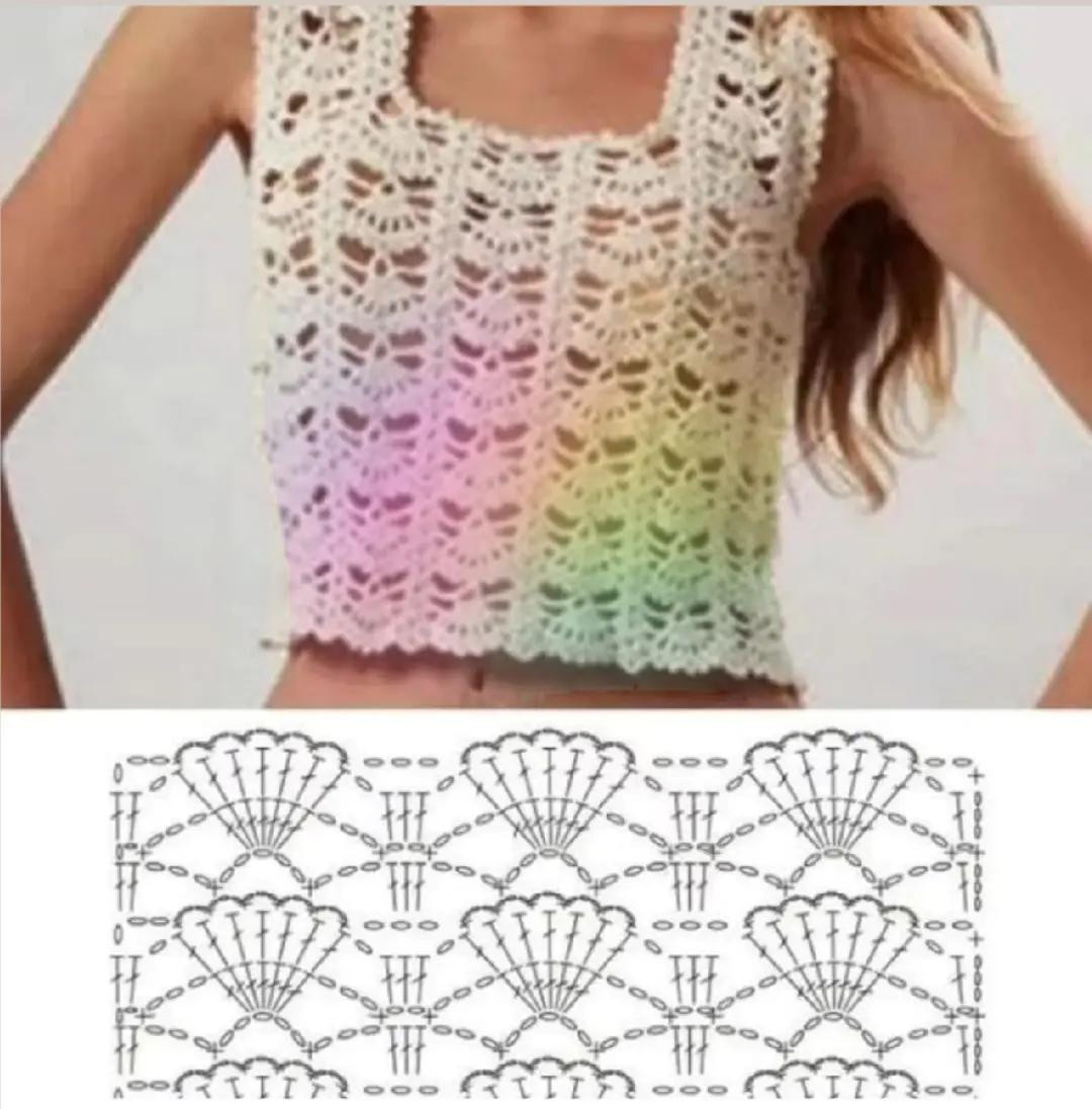 Inspirações de Croppeds em Crochê — Arte, Detalhes e Criatividade