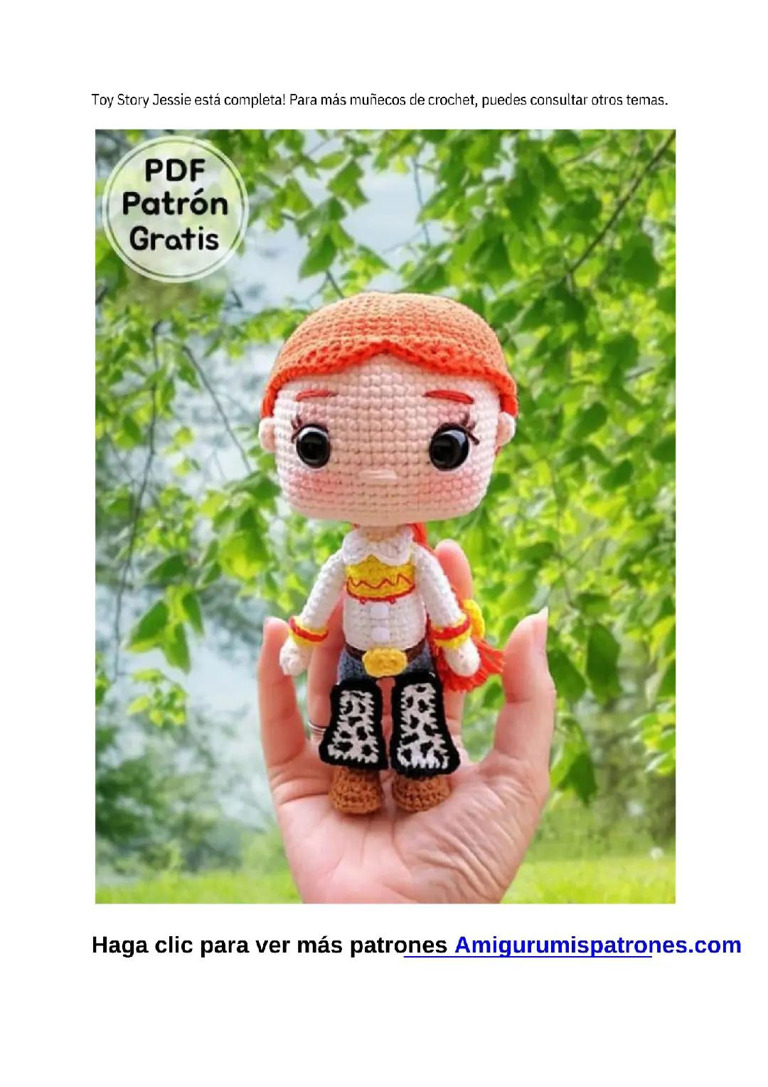 Jessie Toy Storyren amigurumi eskuliburua deskargatu doan