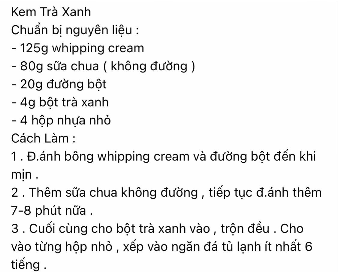 Kem Trà Xanh Mát Lạnh: Thanh Mát Ngày Hè