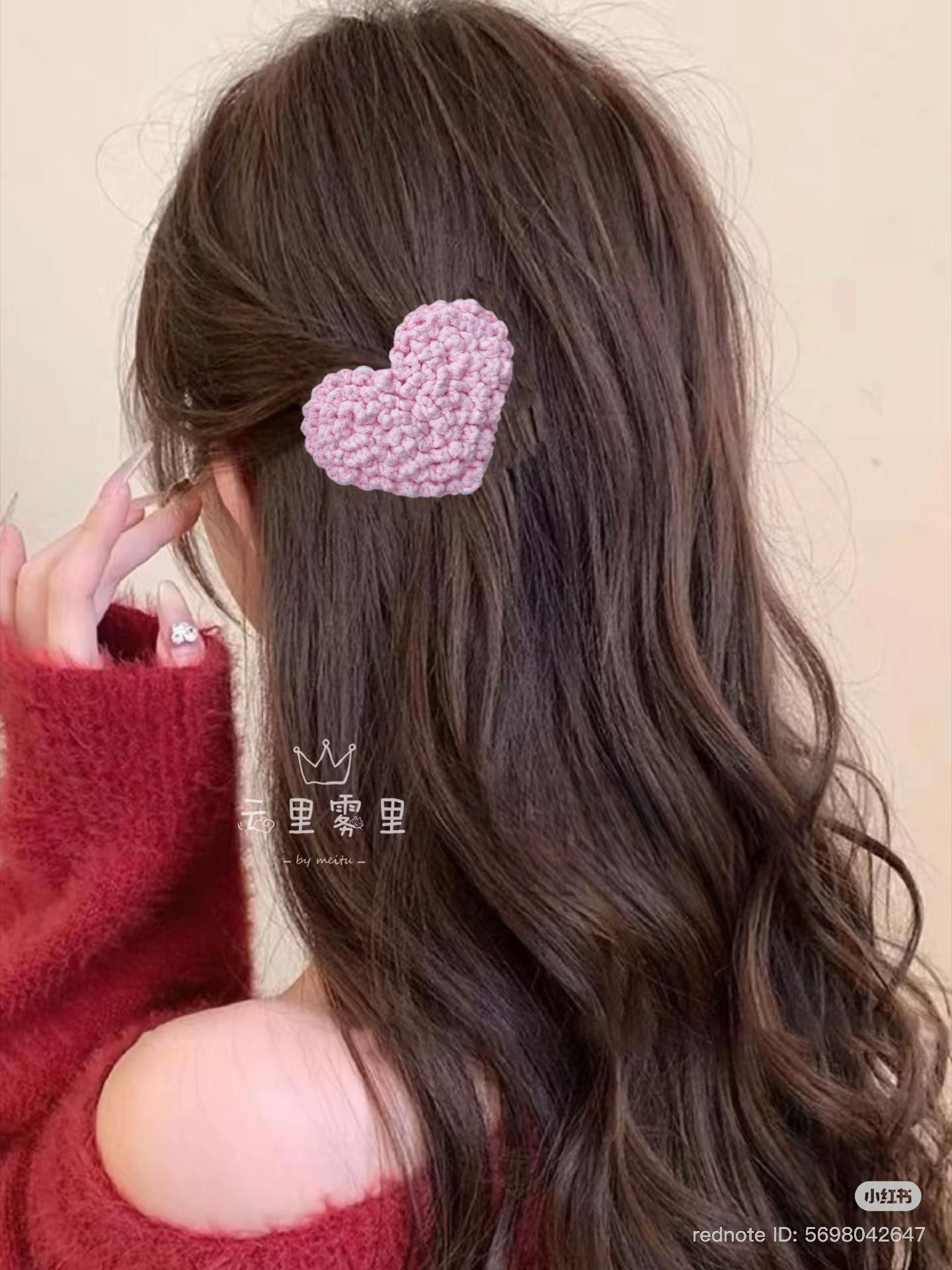 Kẹp tóc trái tim