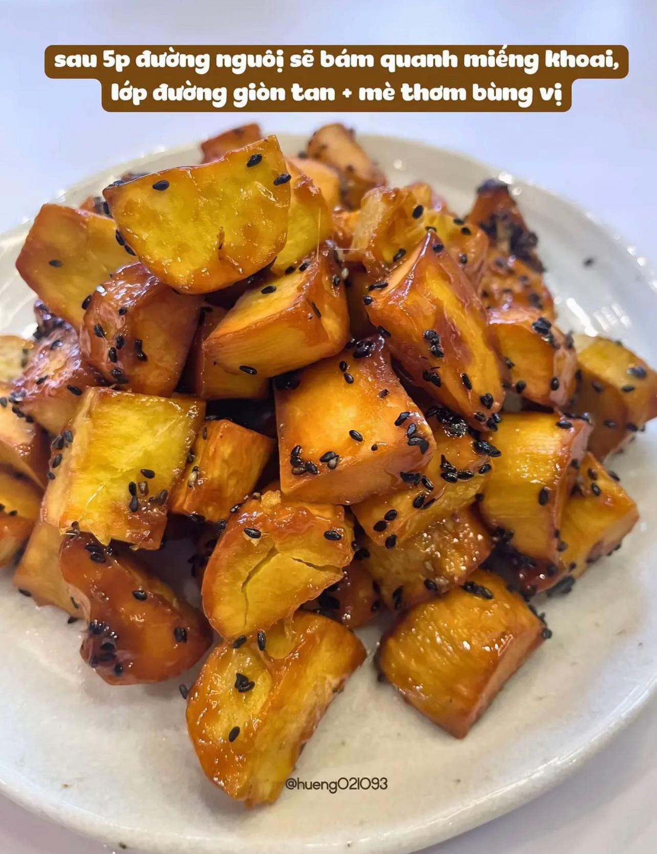 Khoai Lang Ngào Đường Giòn Tan Hấp Dẫn