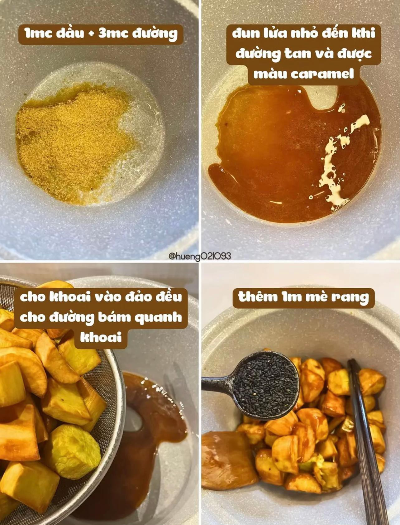 Khoai Lang Ngào Đường Giòn Tan Hấp Dẫn