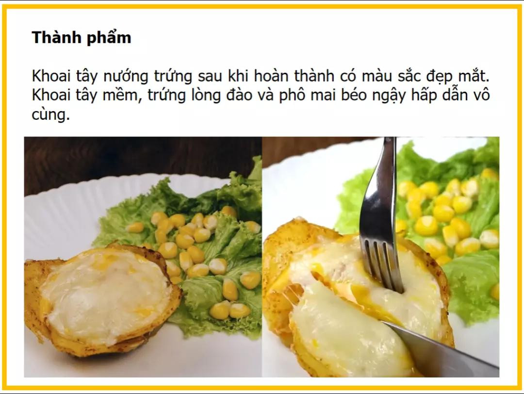 Khoai Tây Lát Nướng Trứng Giòn Tan Thơm Ngậy