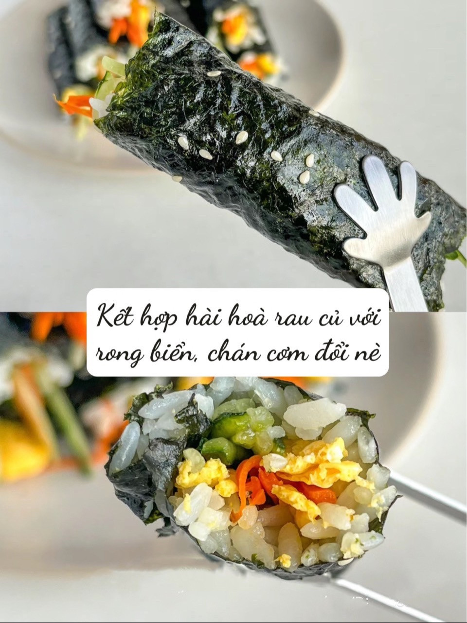 Kimbap Tươi Mát Cho Bé - Đổi Vị Ngon Lành