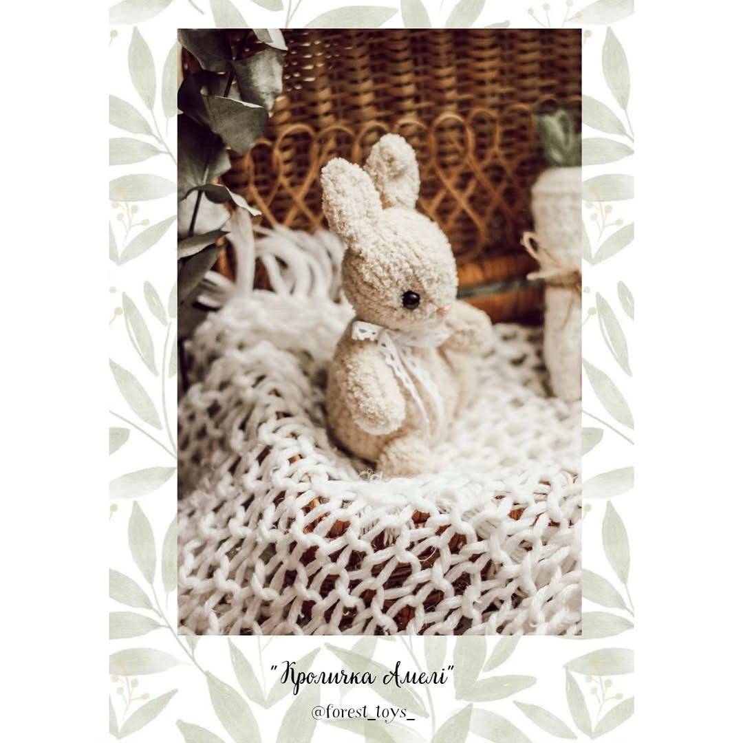 Кролик гачком: чарівна іграшка для дітей