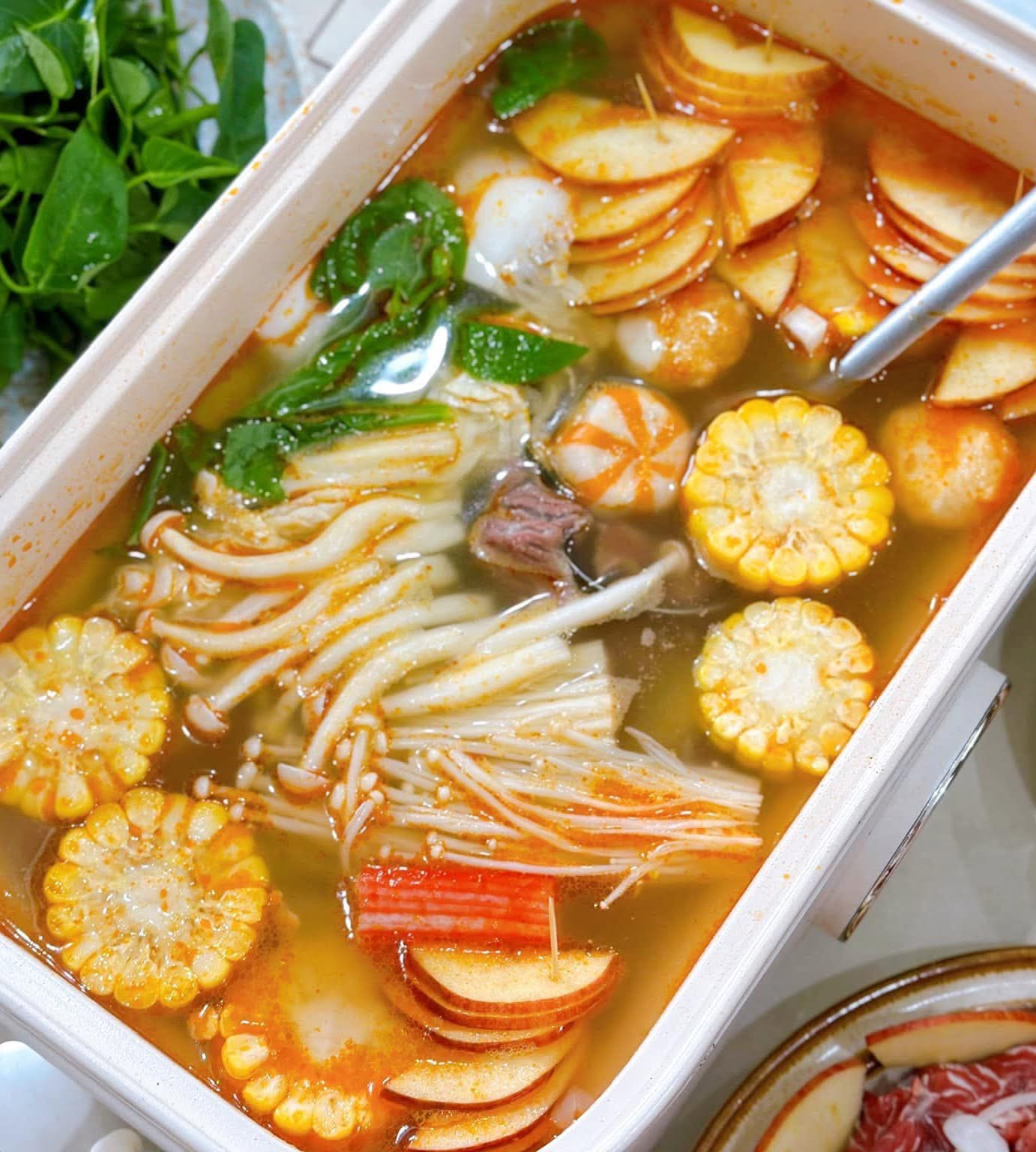 Lẩu Bò Trái Cây Ngọt Ngào Hương Sả