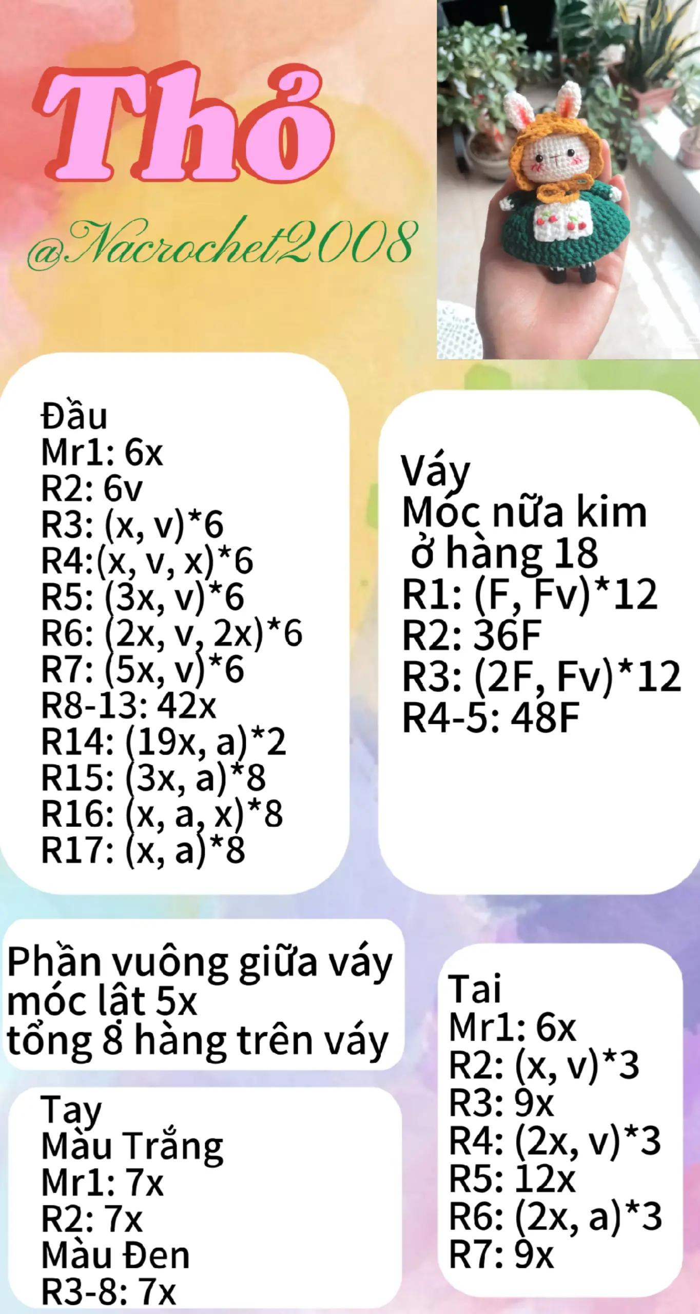 Len thì mềm, bé Thỏ thì cưng nhìn phát iu luôn nha.