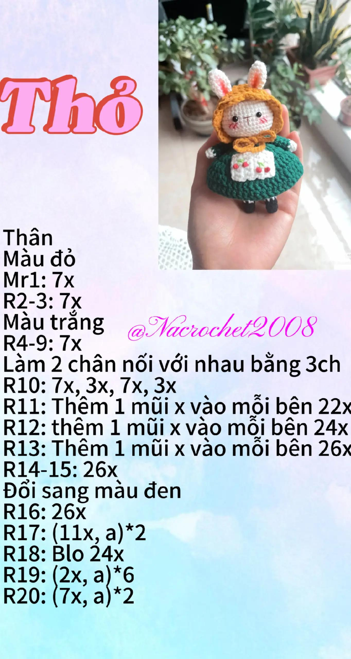 Len thì mềm, bé Thỏ thì cưng nhìn phát iu luôn nha.