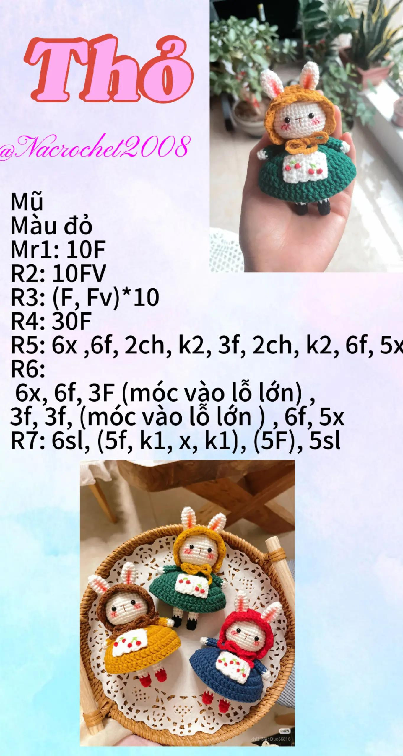 Len thì mềm, bé Thỏ thì cưng nhìn phát iu luôn nha.