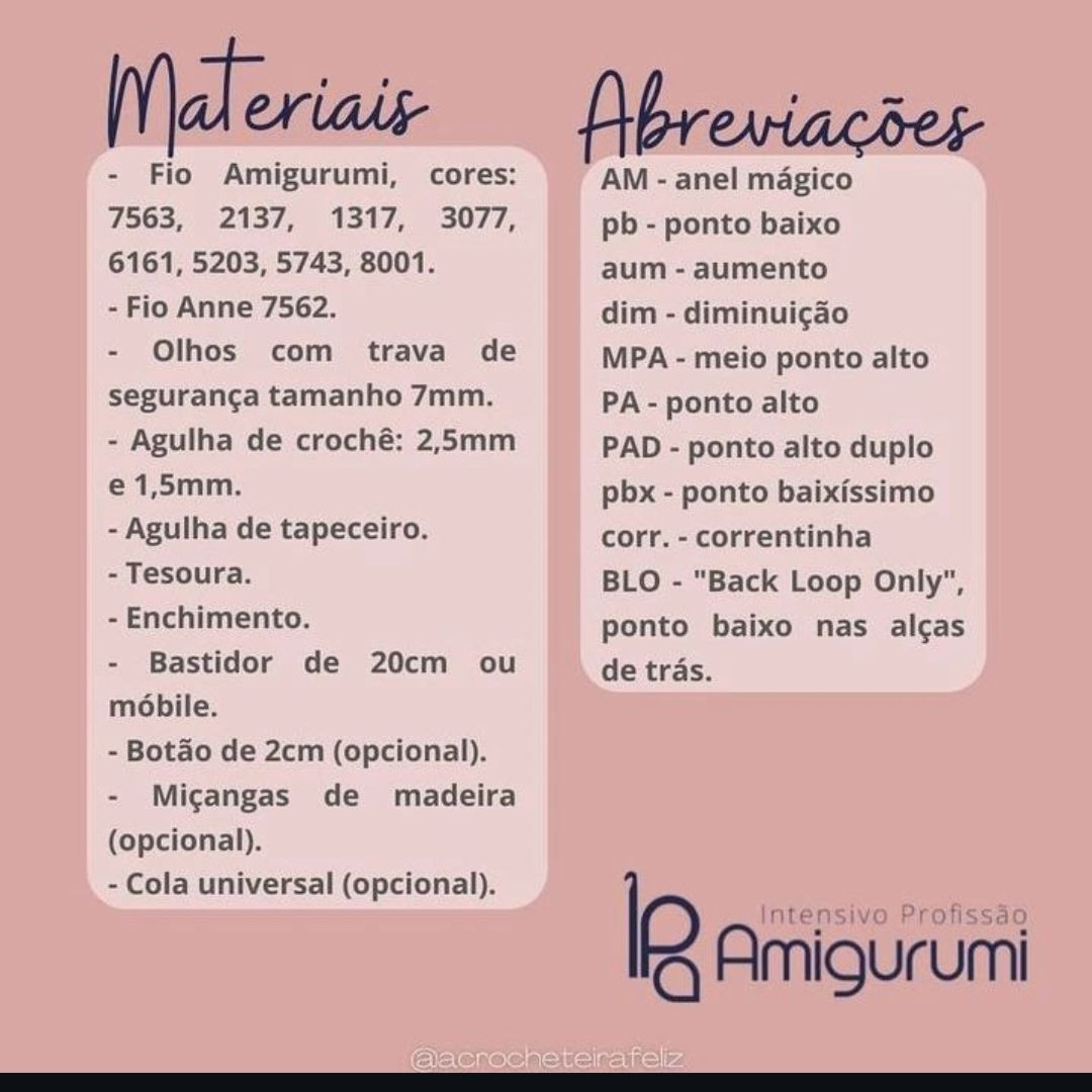 Lindo Amigurumi de Pássaros para Decoração Infantil