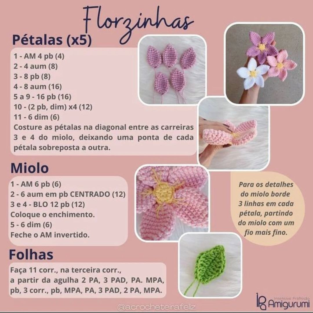 Lindo Amigurumi de Pássaros para Decoração Infantil