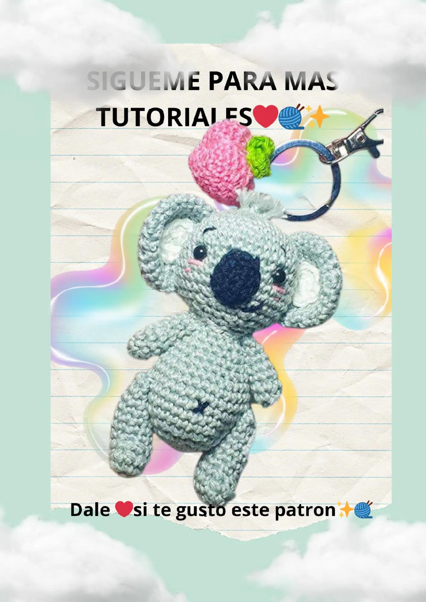LLAVERO KOALA PASO A PASO🧶✨