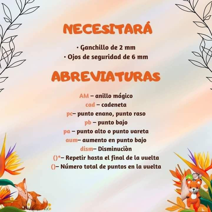 Llavero zorro de amigurumi tejido a mano en crochet