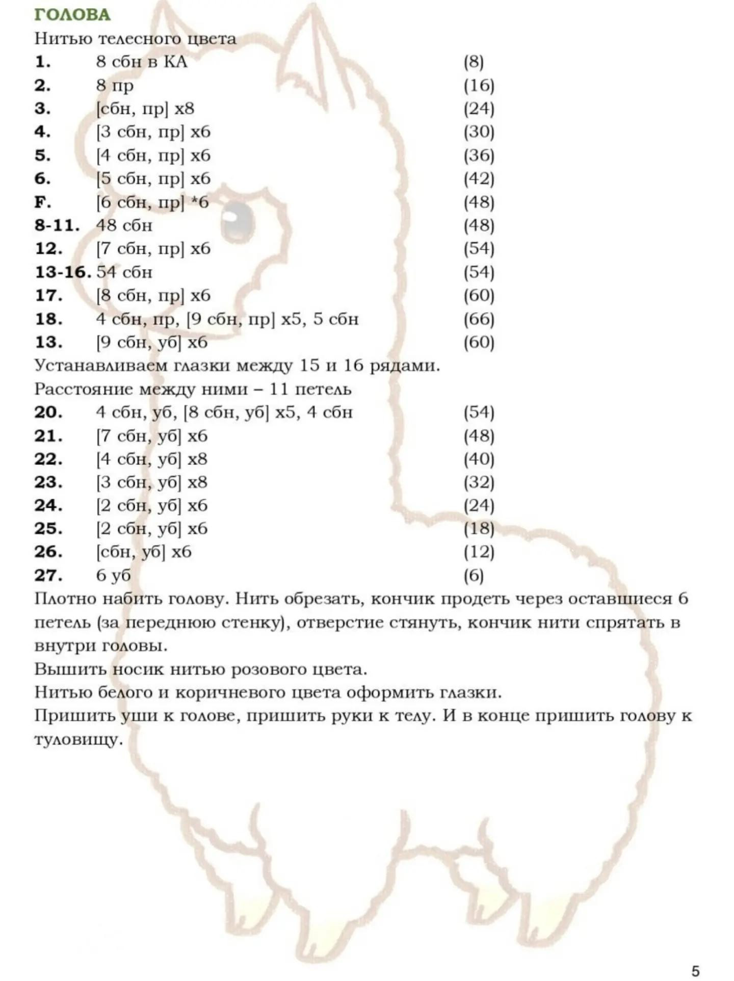 Маленький кролик - Фундучок: Бесплатное описание вязания