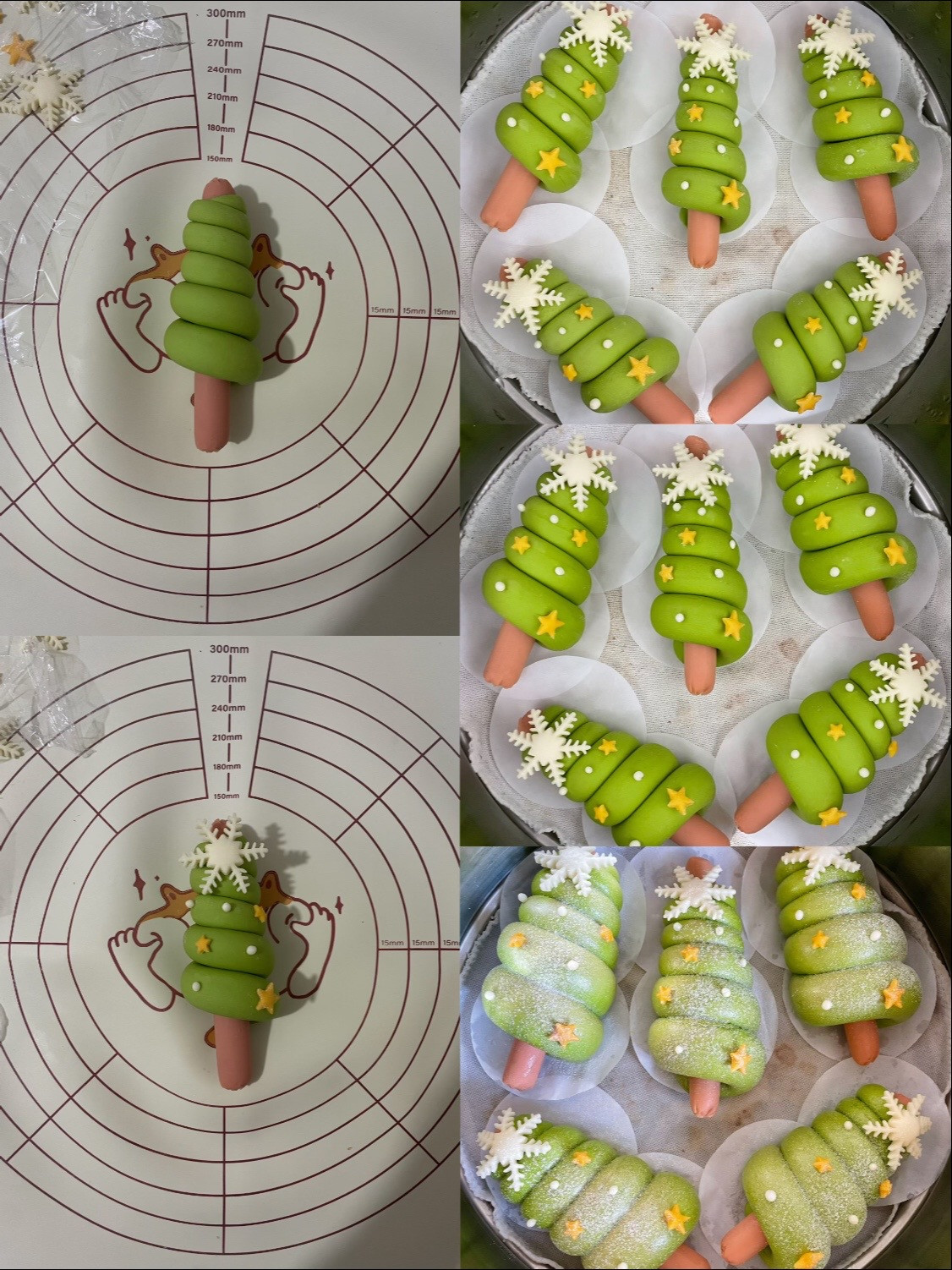 🎄Màn Thầu Cây Thông Noel🎄