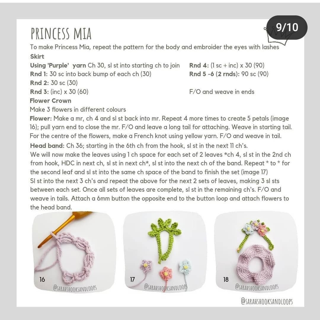 Marvin the Marvelous & Princess Mia Free Crochet Pattern