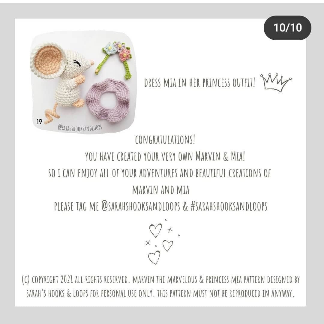 Marvin the Marvelous & Princess Mia Free Crochet Pattern