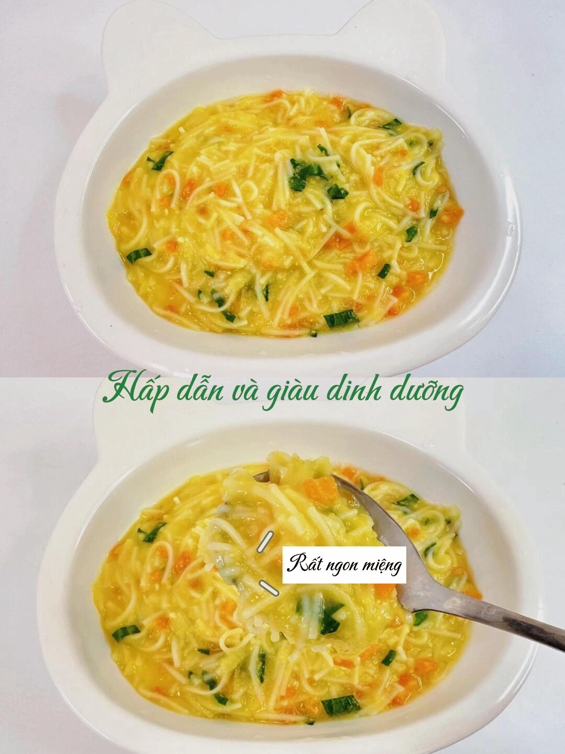 Mì Ngô Rau Củ Mềm Mại Cho Bé Yêu Tăng Cân