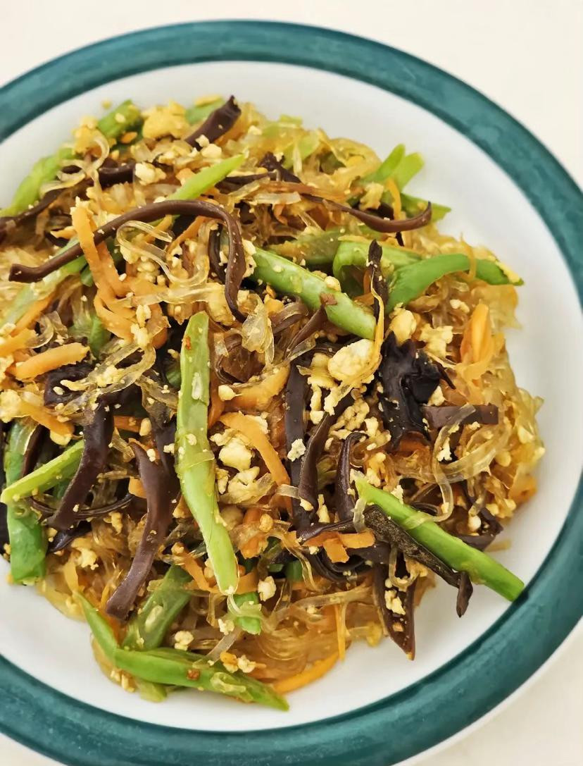 Miến Xào Chay Ngũ Sắc Hấp Dẫn Và Đậm Đà