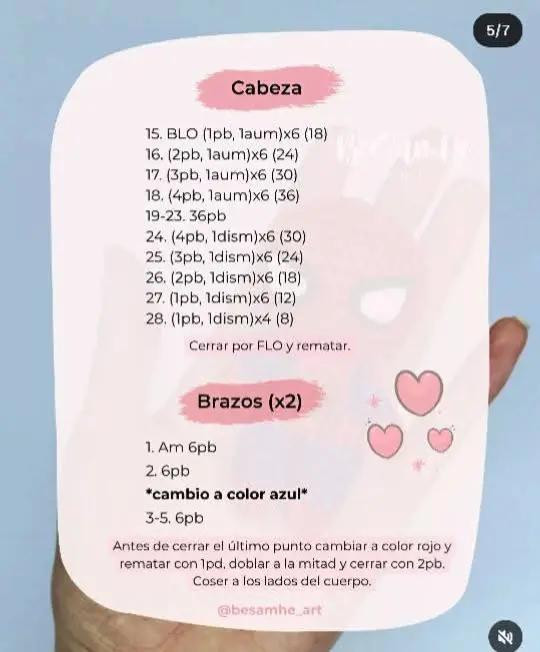 mini hombre araña amigurumi crochet paso a paso