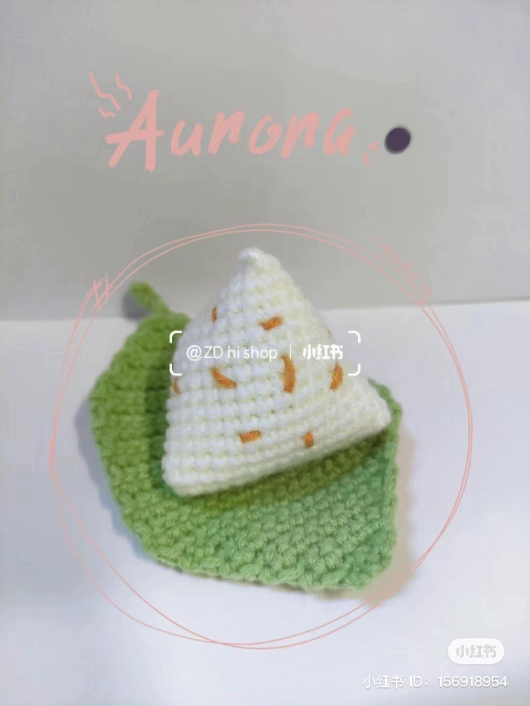 Móc len bánh ú Đoan Ngọ dễ thương và sáng tạo