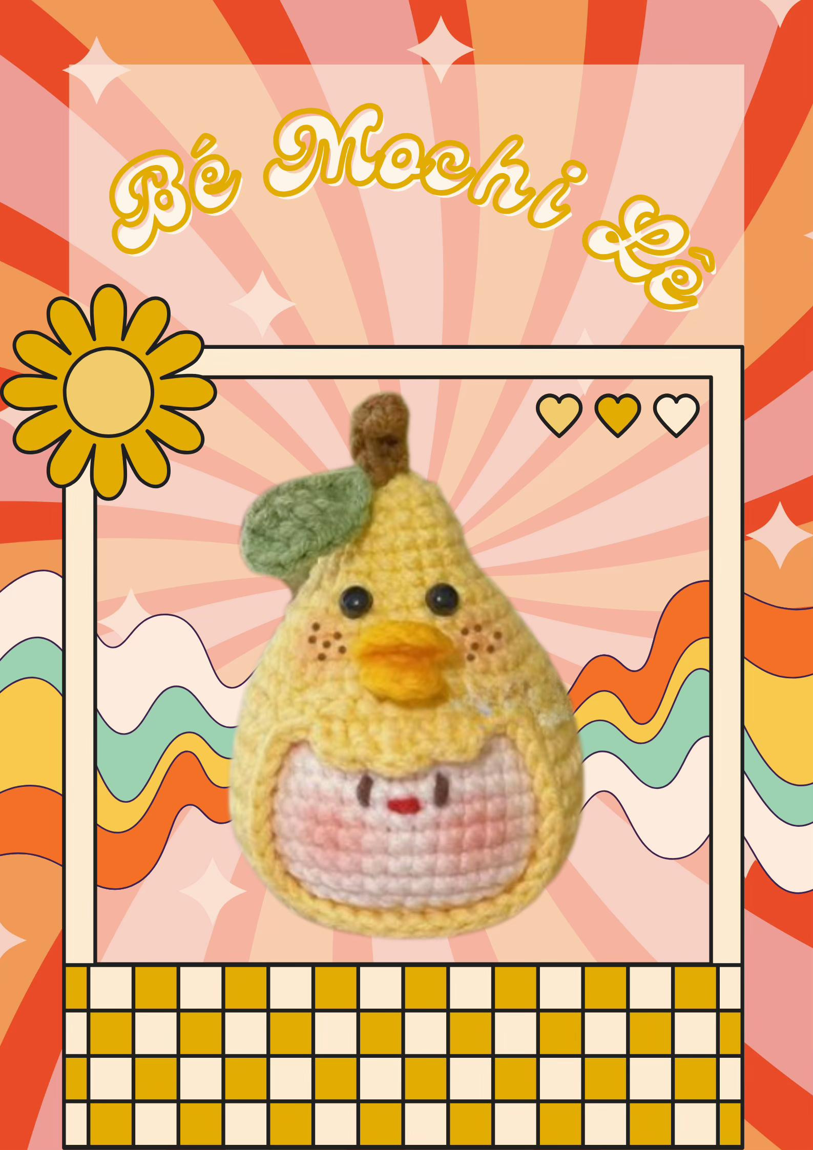 mochi dâu, mochi lê, mochi thanh long,