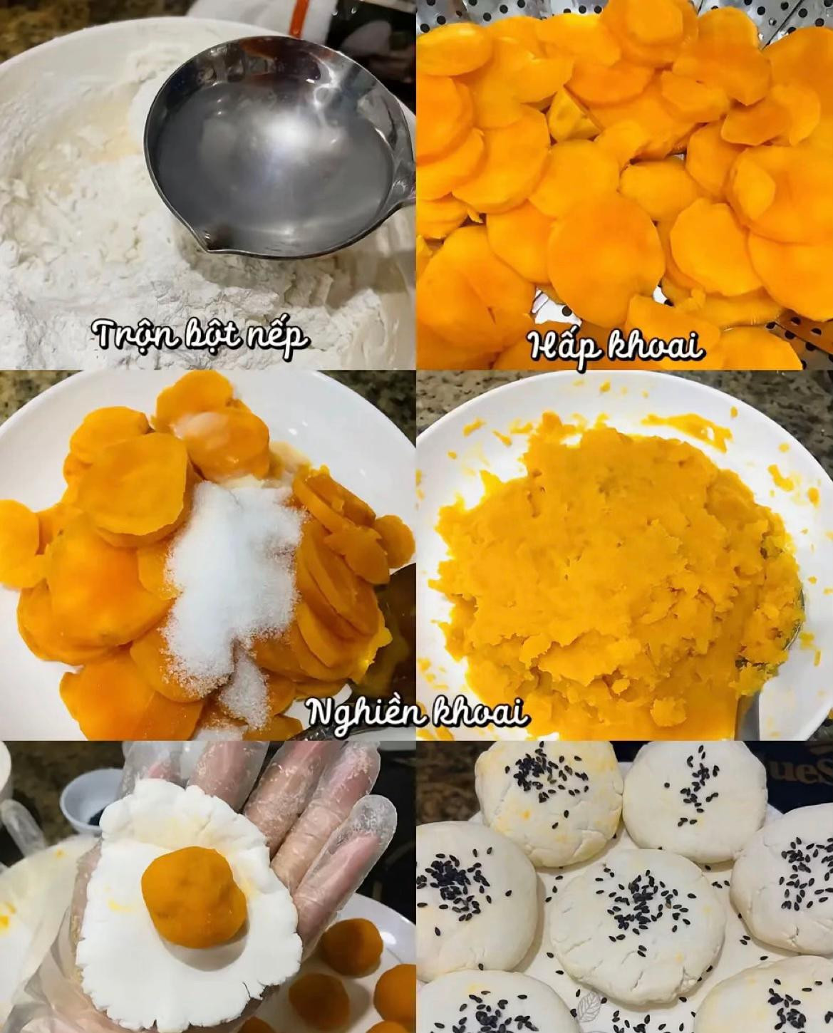 Mochi Khoai Lang Mật Dẻo Ngọt Thơm Lừng