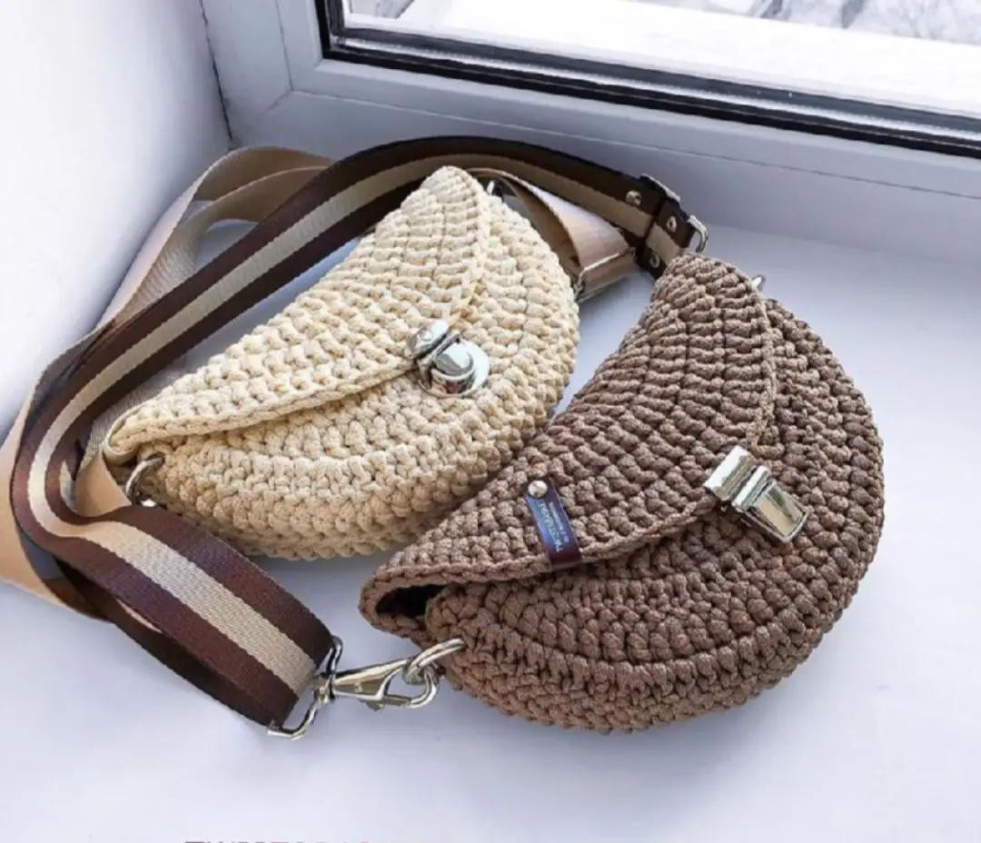 ✨ Moon Bags de Crochê: o charme artesanal que conquista corações! 🌙