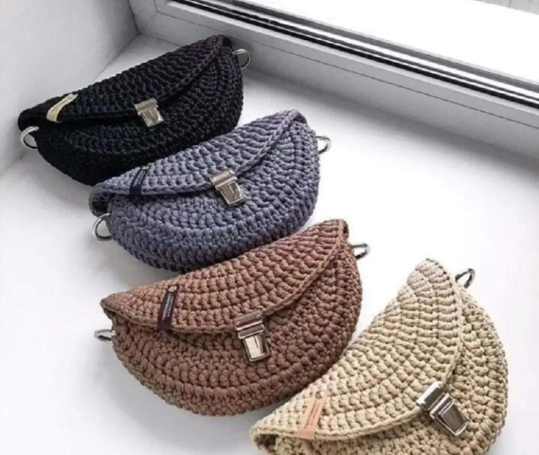 ✨ Moon Bags de Crochê: o charme artesanal que conquista corações! 🌙