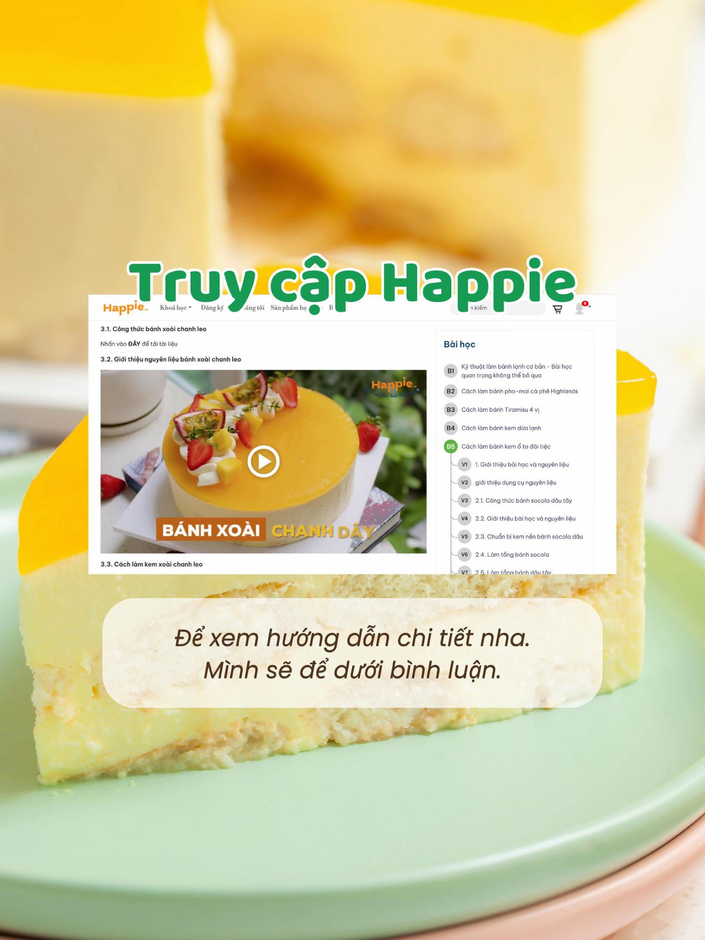 Mousse Chanh Leo Mát Lạnh Vị Hè