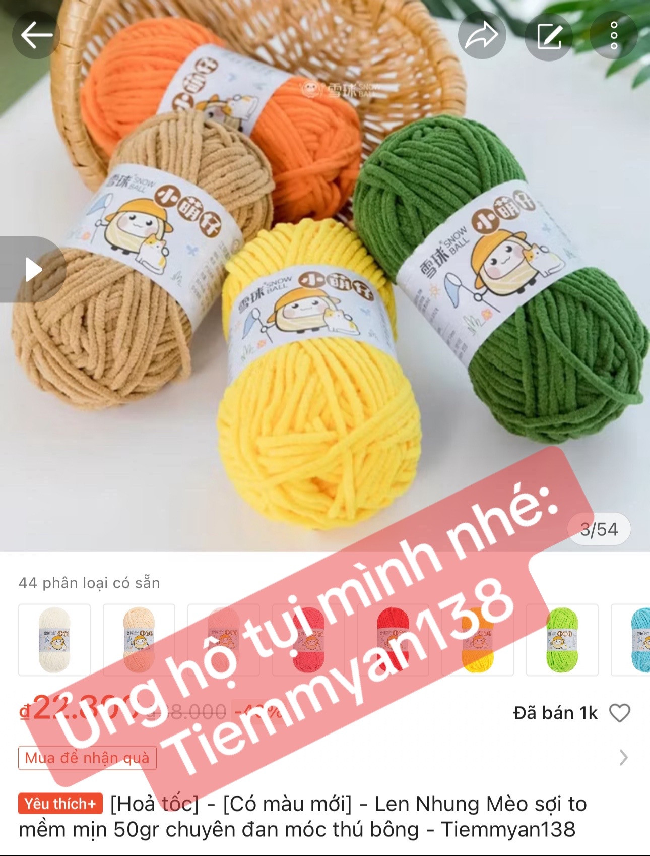 Mũ len hình quả táo dễ thương cho búp bê của bạn