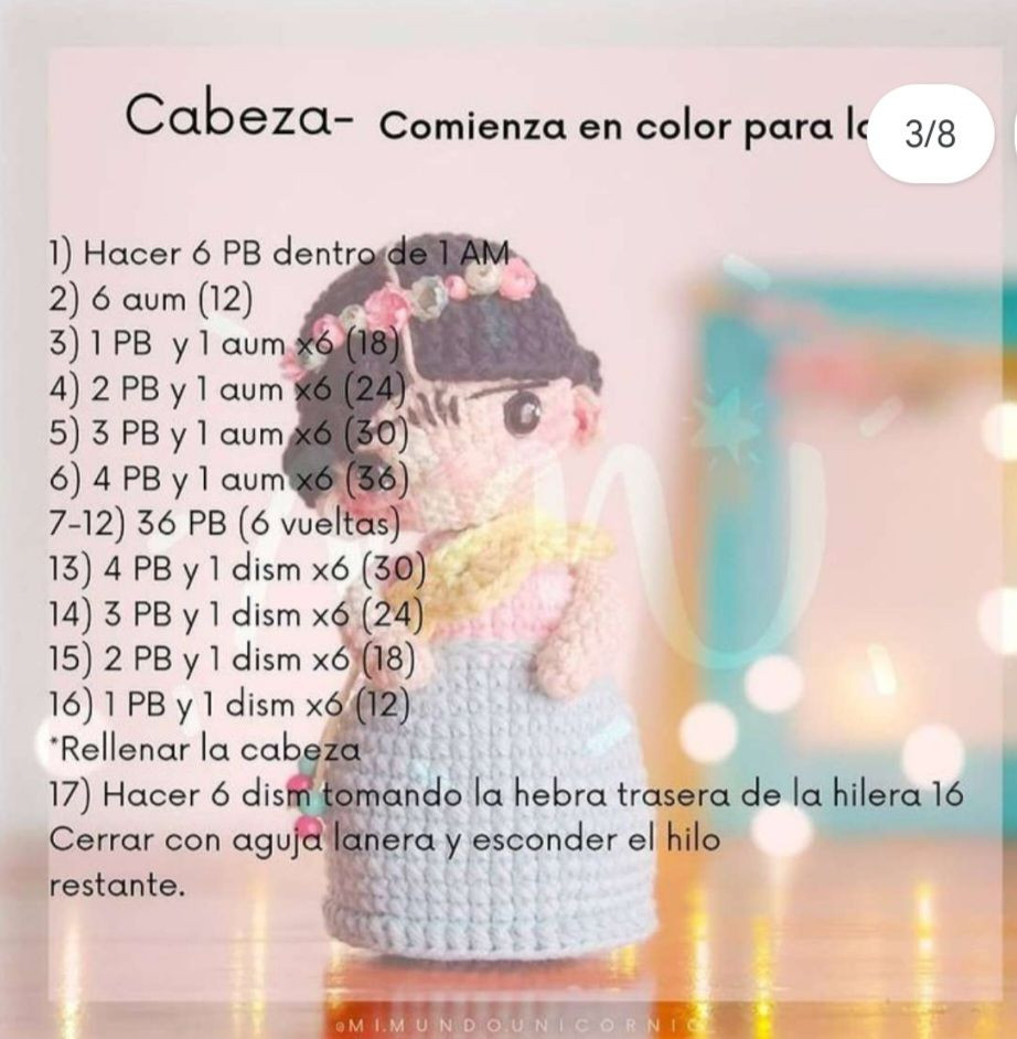 Muñeca de crochet Frida con patrón gratuito y fácil