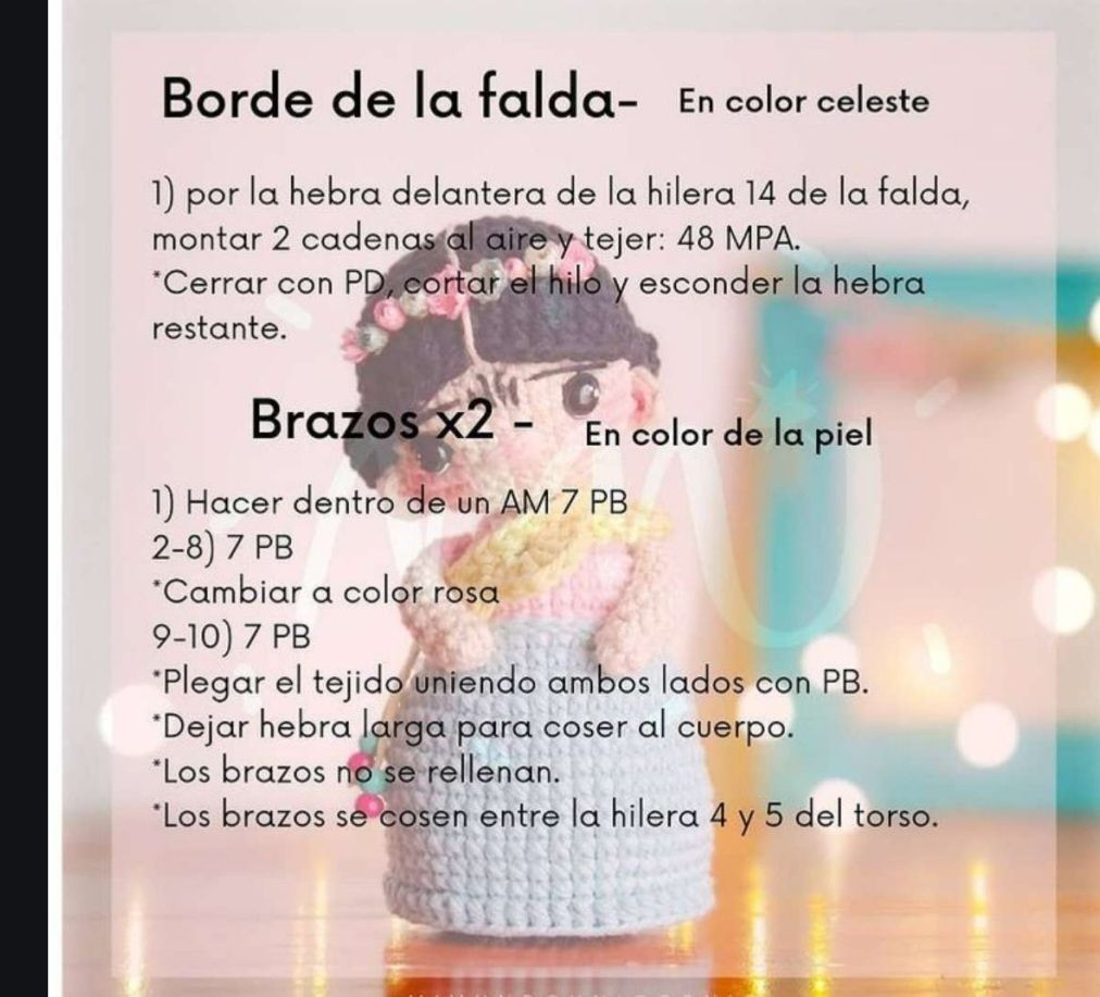 Muñeca de crochet Frida con patrón gratuito y fácil