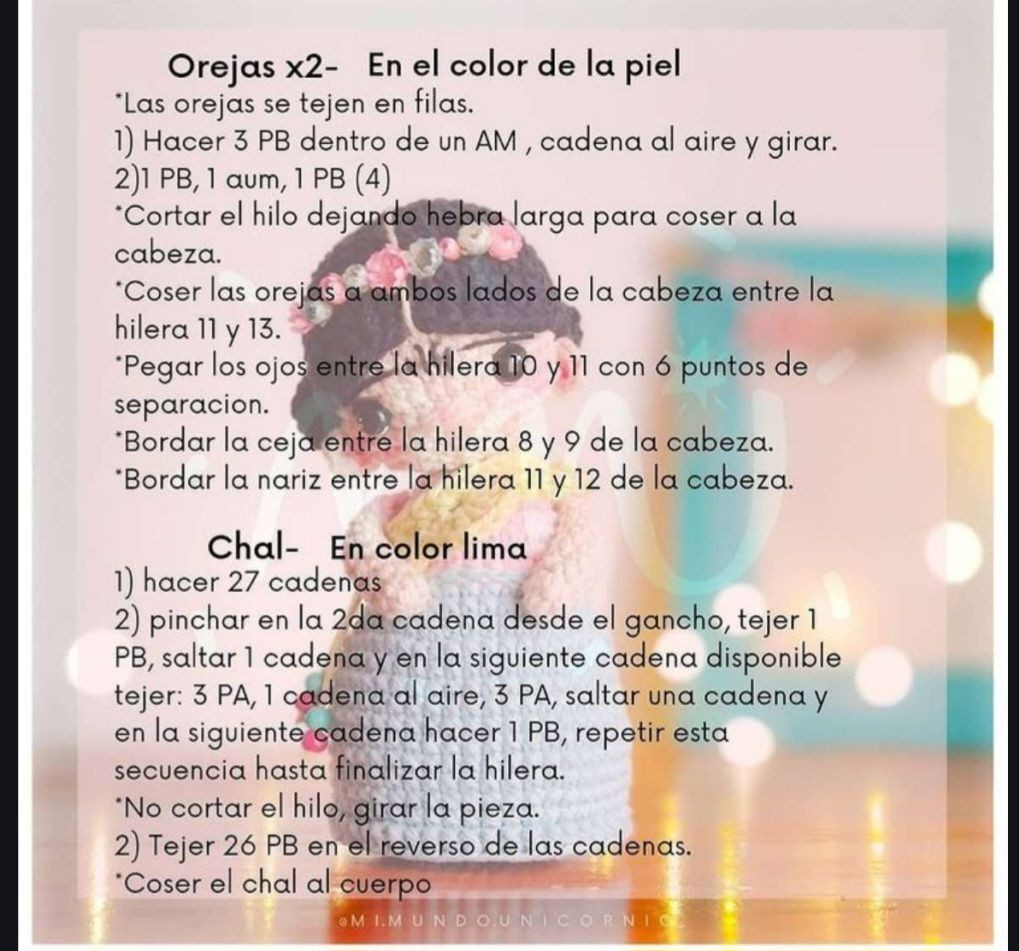 Muñeca de crochet Frida con patrón gratuito y fácil