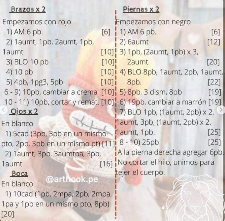 Muñeco de ganchillo inspirado en personaje de película animada