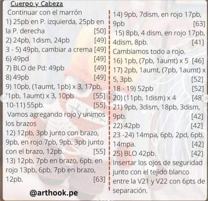 Muñeco de ganchillo inspirado en personaje de película animada