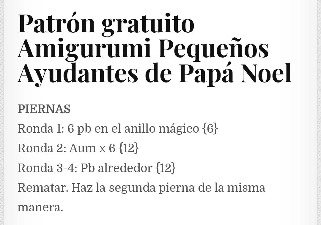 Muñeco de Navidad de ganchillo con regalo en mano