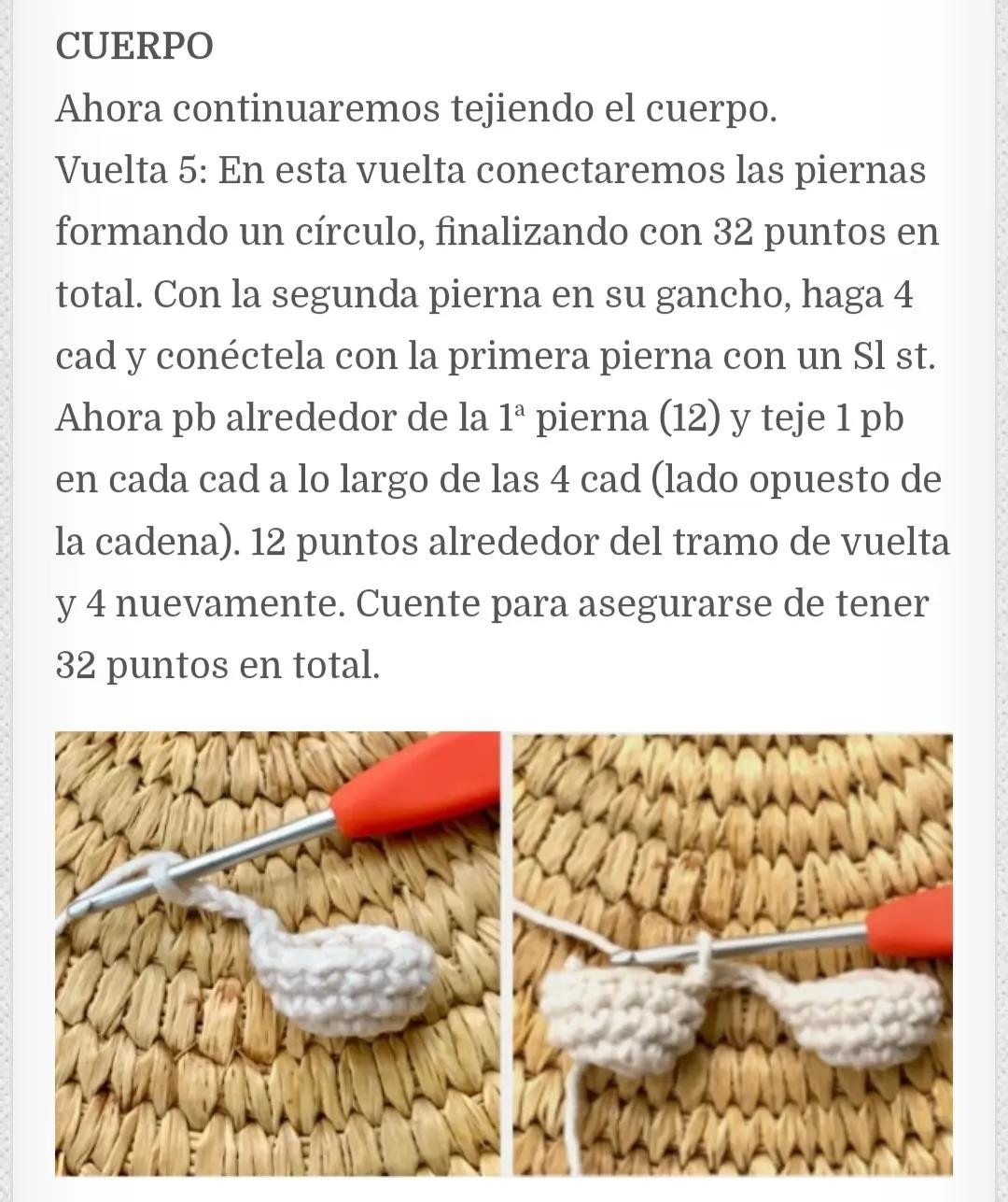 Muñeco de Navidad de ganchillo con regalo en mano