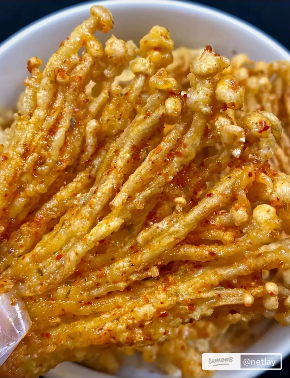 Nấm Kim Châm Chiên Giòn Rụm, Đậm Đà Gia Vị