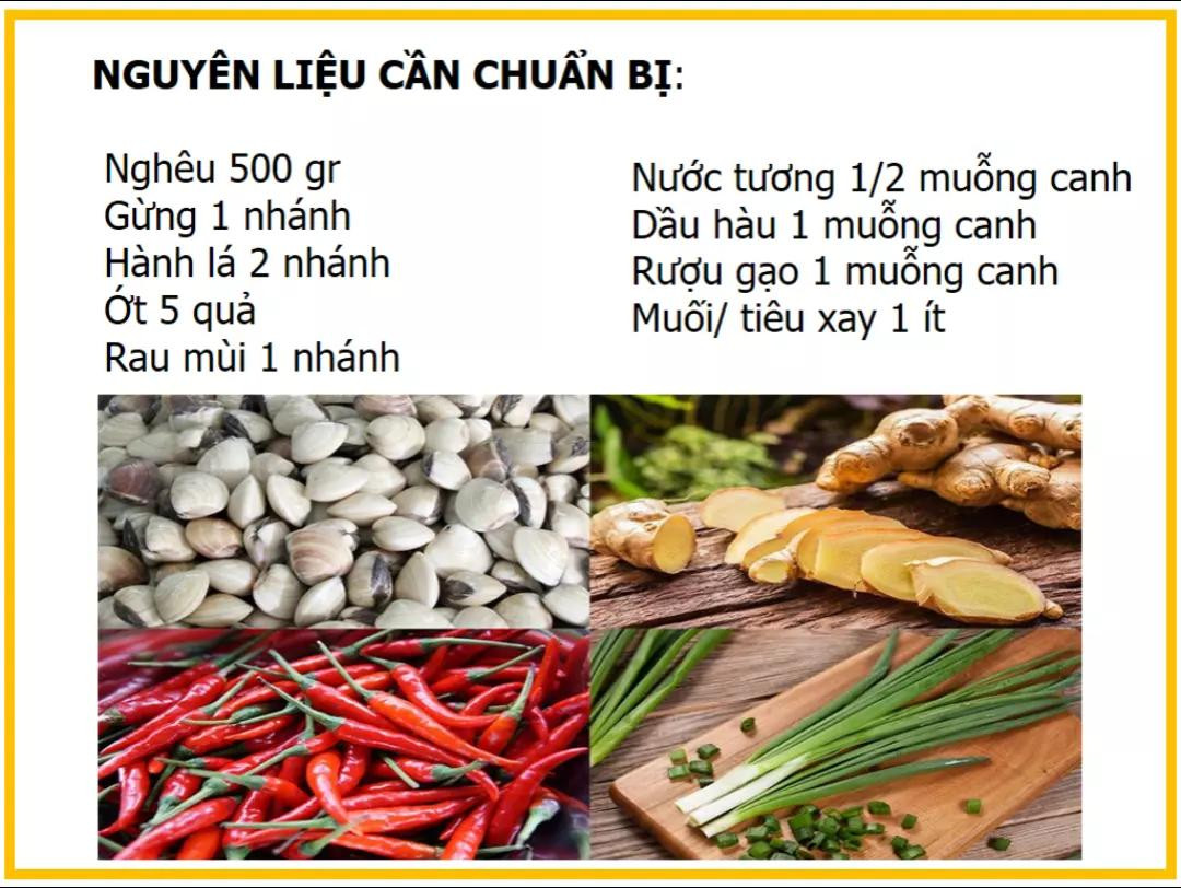 Nghêu Hấp Gừng Thơm Lừng, Đậm Đà Hương Vị Biển
