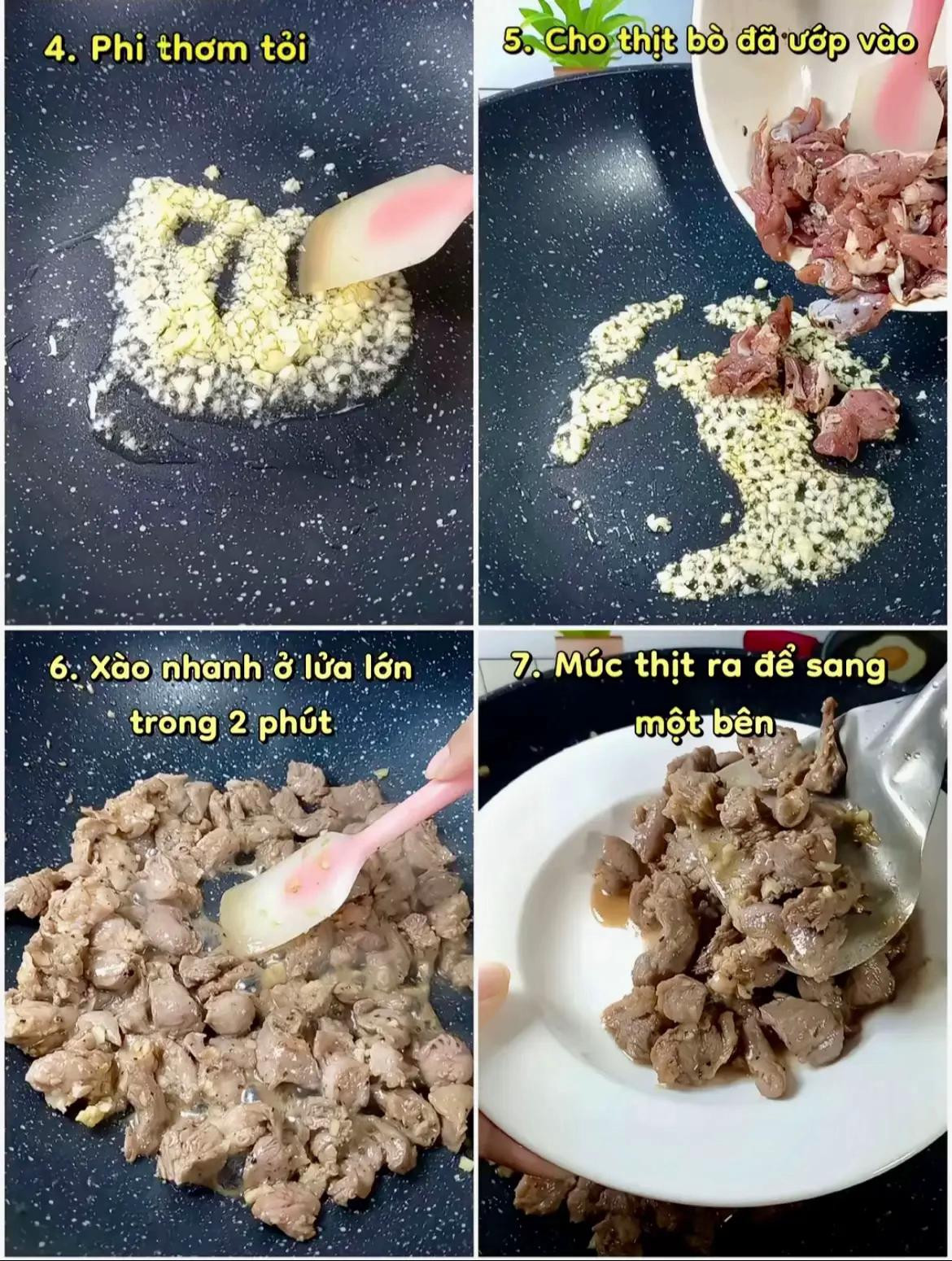 Nui Xào Bò Ngon Mềm Thấm Vị