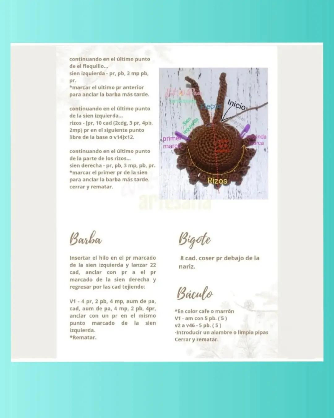 Patrón amigurumi de la Sagrada Familia de Nazaret