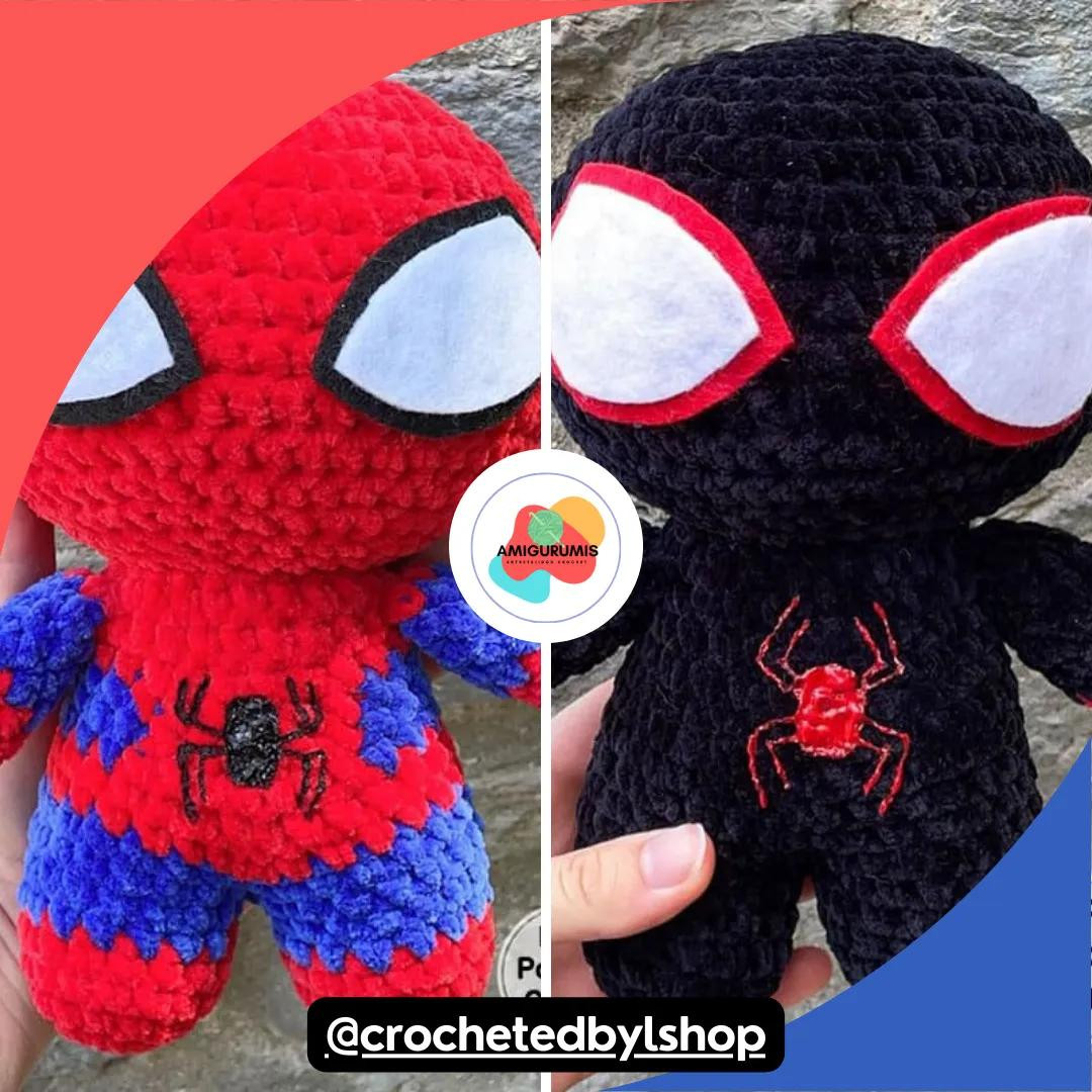 Patrón Amigurumi de Spiderman Gratis para Descargar Ahora