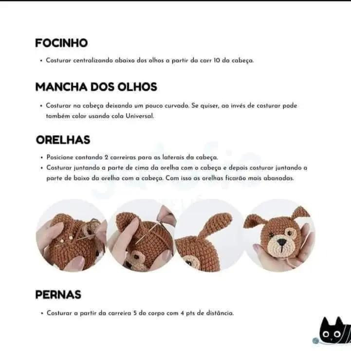 Patrón de Amigurumi: Cachorrito Rex