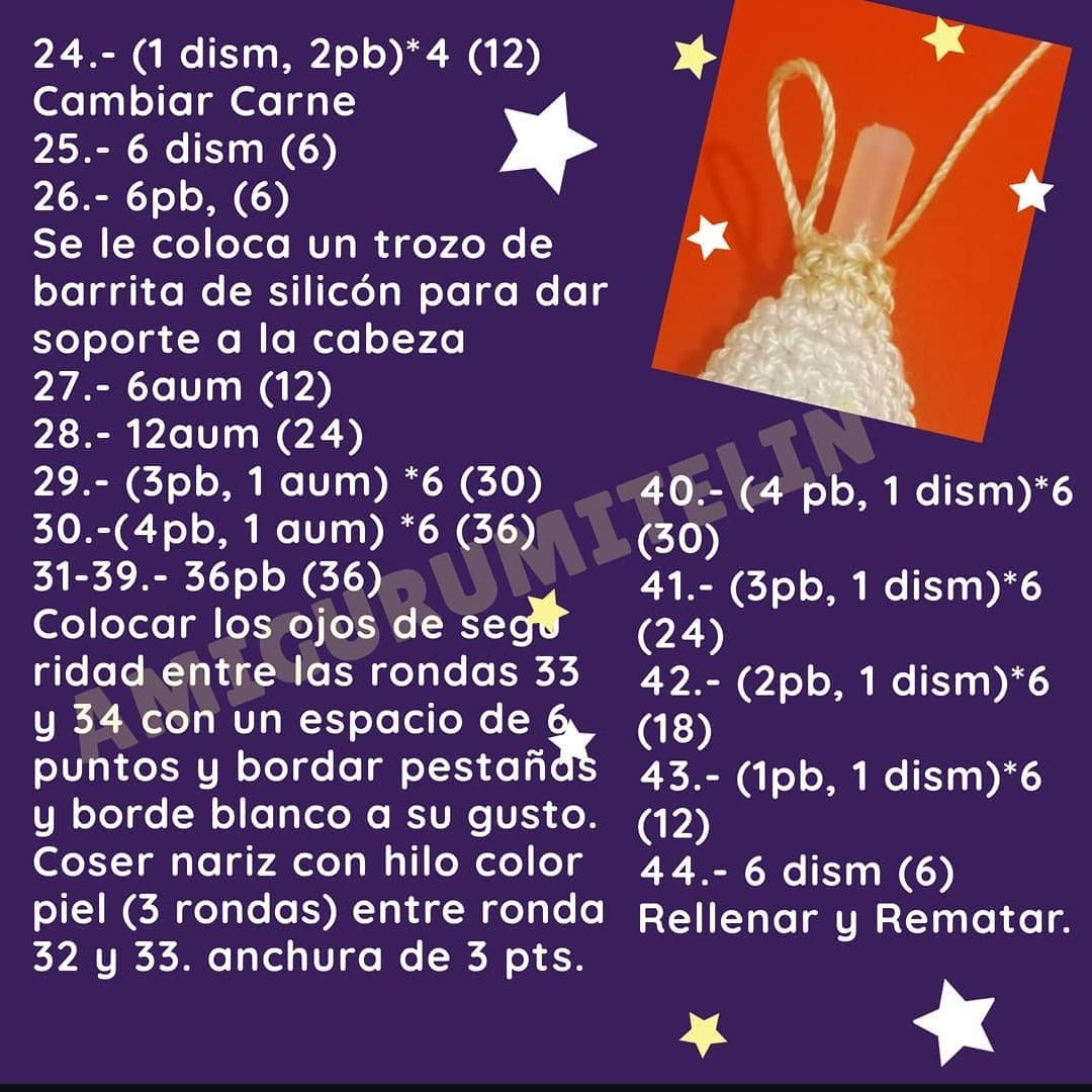 Patrón de amigurumi Candy Candy en crochet fácil y gratuito