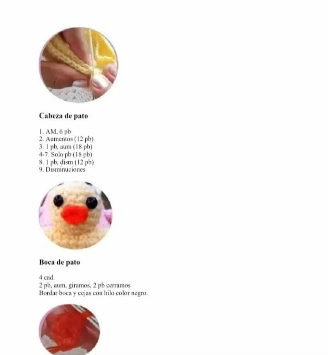 Patrón de amigurumi de estrella de mar con flotador de pato